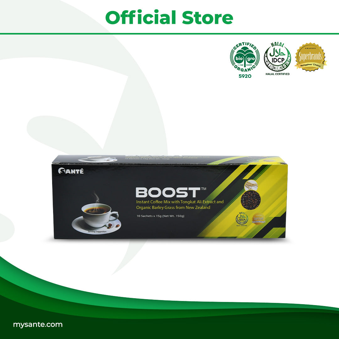 Santé Boost Coffee 15g x 10 Sachets