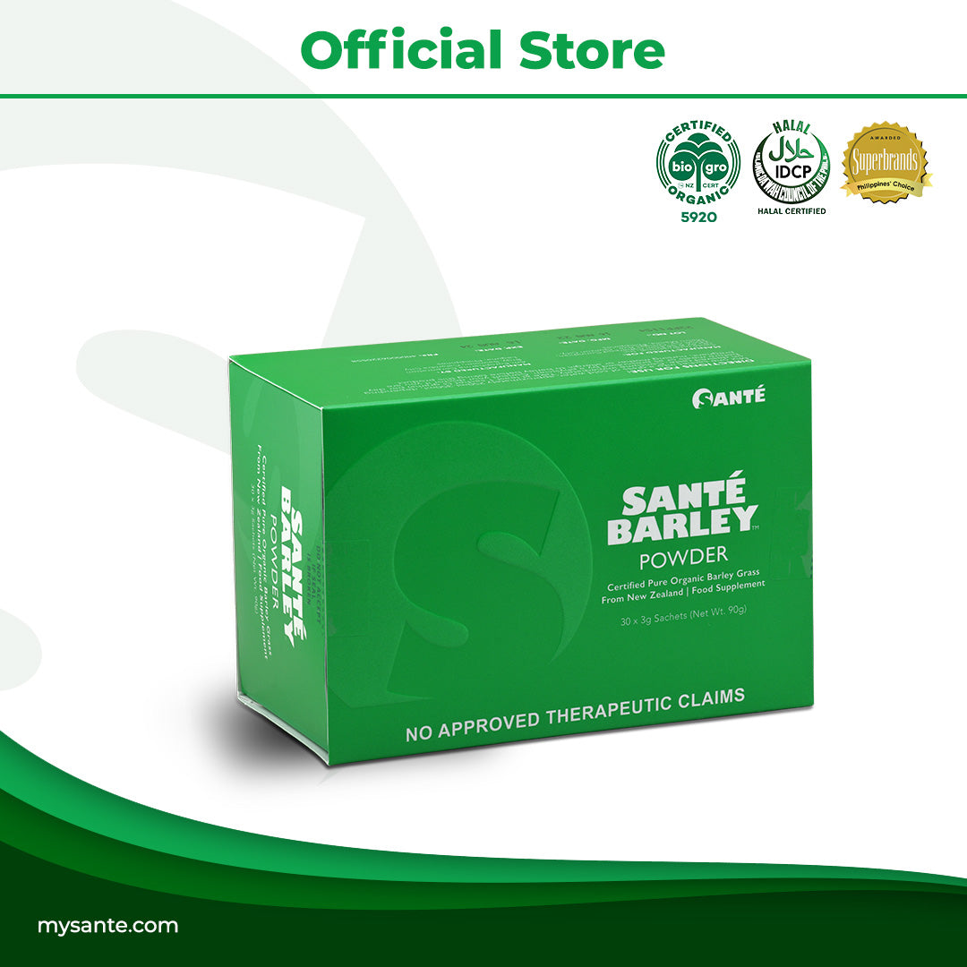 Santé Barley Powder 30's with Stevia