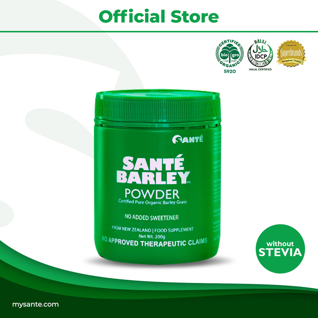 Santé Barley Powder No Added Sweetener 200g Canister