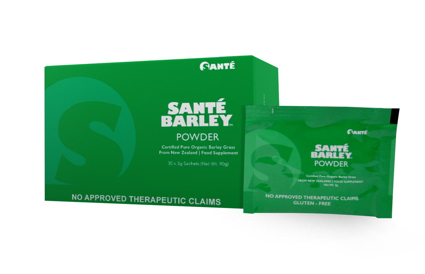 Santé Barley Powder 30's with Stevia