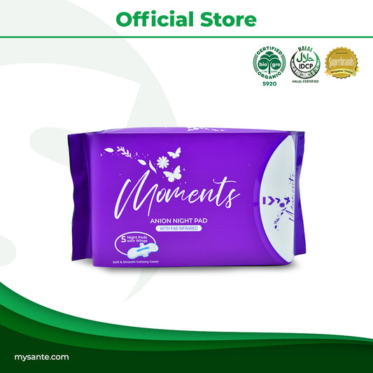 Santé | Moments Anion Sanitary Napkin Night Pads 5pcs