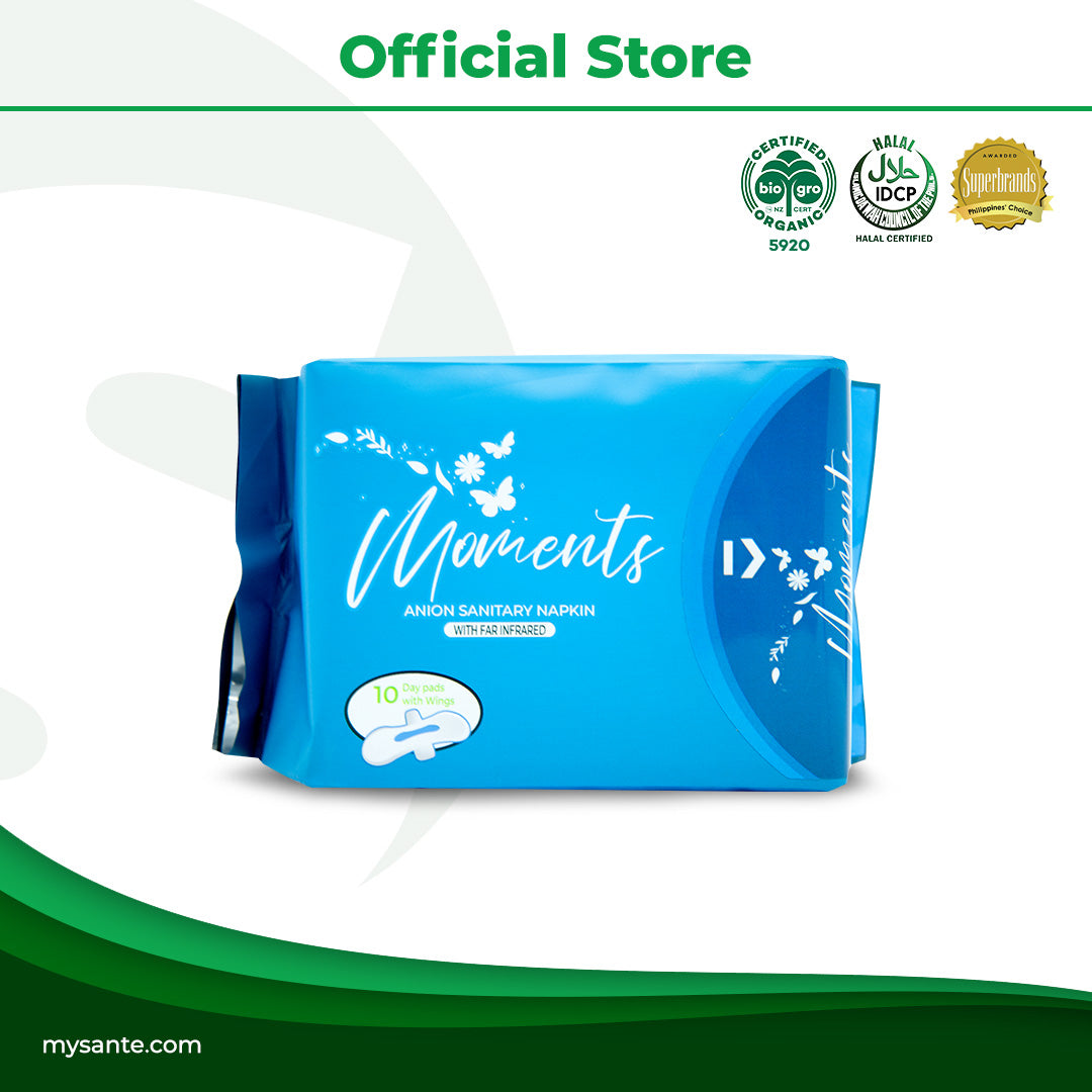 Santé | Moments Anion Sanitary Napkin Day Pads 10pcs